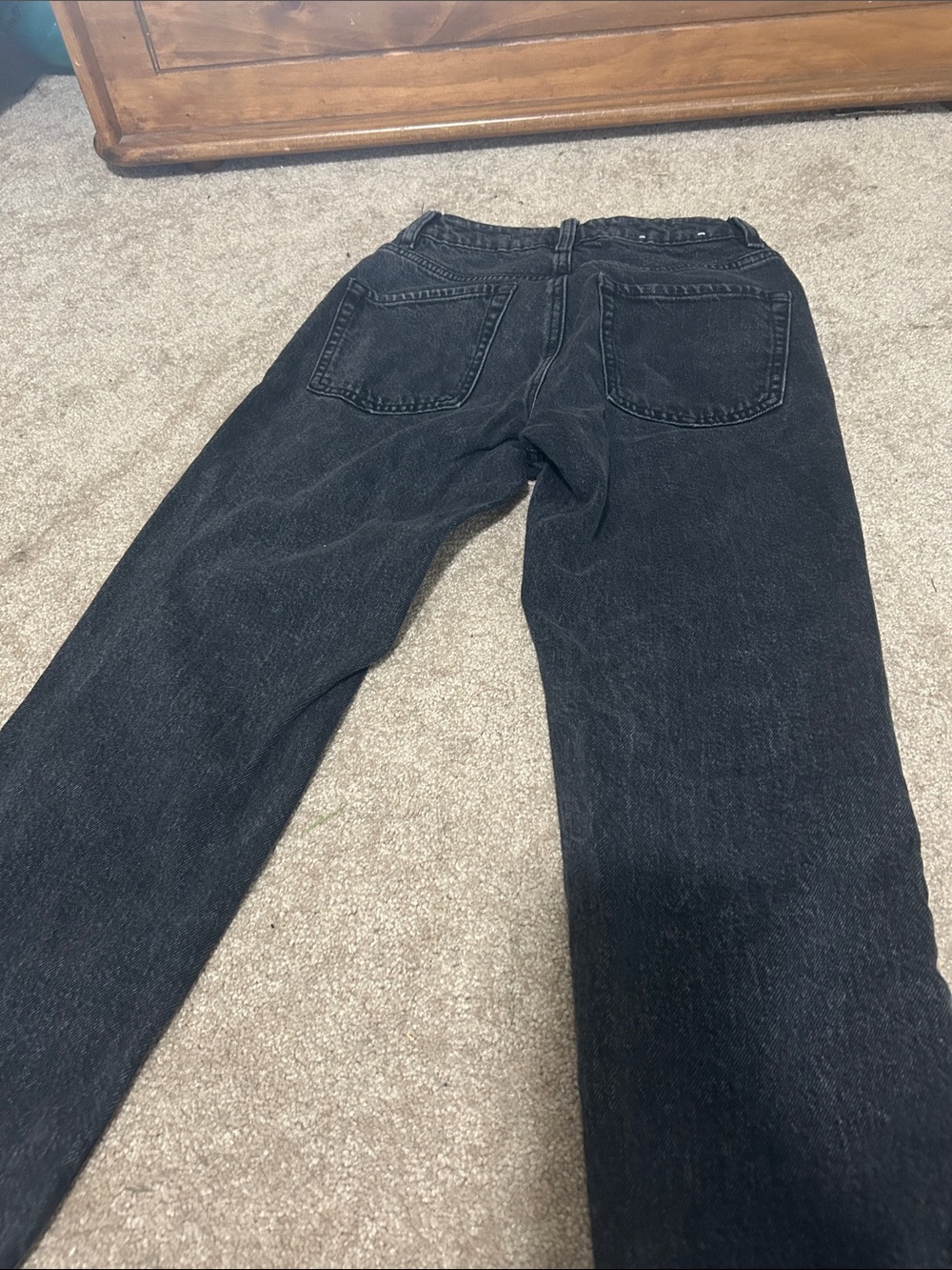 Garage Women's Black Straight Jeans